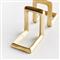 Genevieve Hollywood Regency Gold Aluminum Bookends