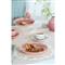 Perlemor Coastal Beach Coral Pink Porcelain Salad Plate