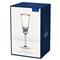 Grand Royal Gold Rim Crystal Glass Champagne Flute - Set of 2