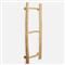 Pigeon and Poodle Provo Coastal Natural Teak Wood Hanging Towel Rack - Small