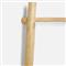 Pigeon and Poodle Provo Coastal Natural Teak Wood Hanging Towel Rack - Small