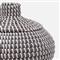 Pigeon and Poodle Roslyn White Woven Grey Seagrass Round Basket - Set of 2