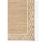 Fineas Coastal Beach Natural Patterned Jute Rug - 3&#39;6&quot;x5&#39;6&quot;