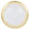 Rufolo Modern Classic Gold Glass Shallow Bowl