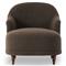 Margaret French Country Dark Brown Performance Wood Chaise Lounge