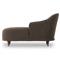Margaret French Country Dark Brown Performance Wood Chaise Lounge