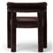 Claire Modern Classic Dark Brown Velvet Dining Arm Chair