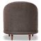 Mariel French Country Dark Brown Performance Tufted Chair