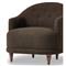 Mariel French Country Dark Brown Performance Tufted Chair