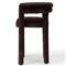 Claire Modern Classic Dark Brown Velvet Counter Stool