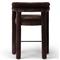 Claire Modern Classic Dark Brown Velvet Counter Stool