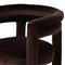 Claire Modern Classic Dark Brown Velvet Counter Stool