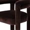 Claire Modern Classic Dark Brown Velvet Counter Stool