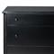Olivia French Country Matte Black Iron Double Dresser