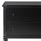 Olivia French Country Matte Black Iron Nightstand