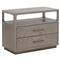 Minnie Modern Classic Grey Oak Wide Nightstand