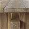 Aisha Rustic Natural Reclaimed Teak Rectangular Outdoor Dining Table - 92.5&quot;W