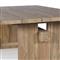 Aisha Rustic Natural Reclaimed Teak Rectangular Outdoor Dining Table - 92.5&quot;W