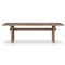 Aisha Rustic Natural Reclaimed Teak Rectangular Outdoor Dining Table - 92.5&quot;W