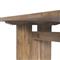 Aisha Rustic Natural Reclaimed Teak Rectangular Outdoor Dining Table - 92.5&quot;W