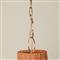 Marley Coastal Beach Natural Rattan Scallop Bell Pendant