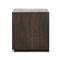 Oliver Rustic Lodge Dark Brown Oak Wood 2 Drawer Nightstand