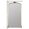 Ambrose French Country Antique Gold Metal Ornate Floor Mirror