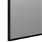 Serene Hollywood Regency Black Metal Wall Mirror