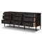 Tacorey Rustic Lodge Black Solid Oak Wood 9 Drawer Dresser