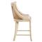 Aspyn Coastal Beige Performance Cane Counter Stool