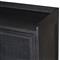 Corazon Global Bazaar Woven Black Cane Black Wash Mango Wood Sideboard