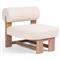 Carlo Modern Classic Cream Performance Occasional Chair