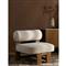 Carlo Modern Classic Cream Performance Occasional Chair