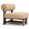 Carlo Modern Classic Brown Performance Occasional Chair