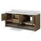 Allissa Modern Classic Carrara Marble Natural Oak Double Vanity Sink - 72&quot;