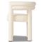 Claire Modern Classic Cream Performance Dining Arm Chair