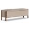 Tola Mid Century Beige Performance Boucle Storage Bench