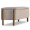Tola Mid Century Beige Performance Boucle Storage Bench