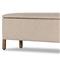 Tola Mid Century Beige Performance Boucle Storage Bench