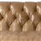 Trina Rustic Lodge Brown Leather Tufted Chesterfield Sofa - 96&quot;W