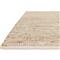 Edge Coastal Ivory Jute Leather Woven Rug - 3&#39;6&quot;x5&#39;6&quot;