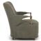 Brently Broadway Olive Linen Chair