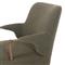 Brently Broadway Olive Linen Chair