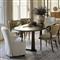 Ayla Aged Pine Oval Dining Table - 98&quot;W