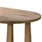 Ayla Worn Oak Oval Dining Table - 98&quot;W