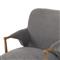 Brently Broadway Denim Linen Dining Chair