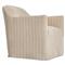 Lowell Lavon Flint Slipcover Swivel Chair