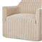 Lowell Lavon Flint Slipcover Swivel Chair