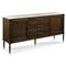 Melrose French Country White Marble Mink Wood Sideboard