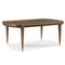 Sophia French Lisse Wood Extendable Dining Table - 77-121&quot;W